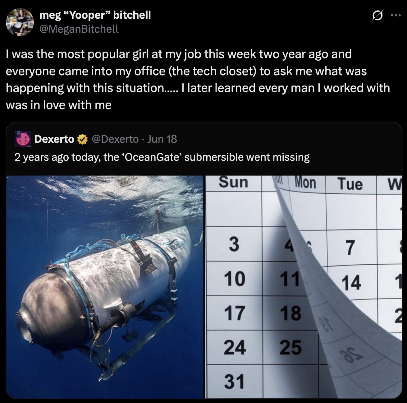 At least this fun story came out of all that.